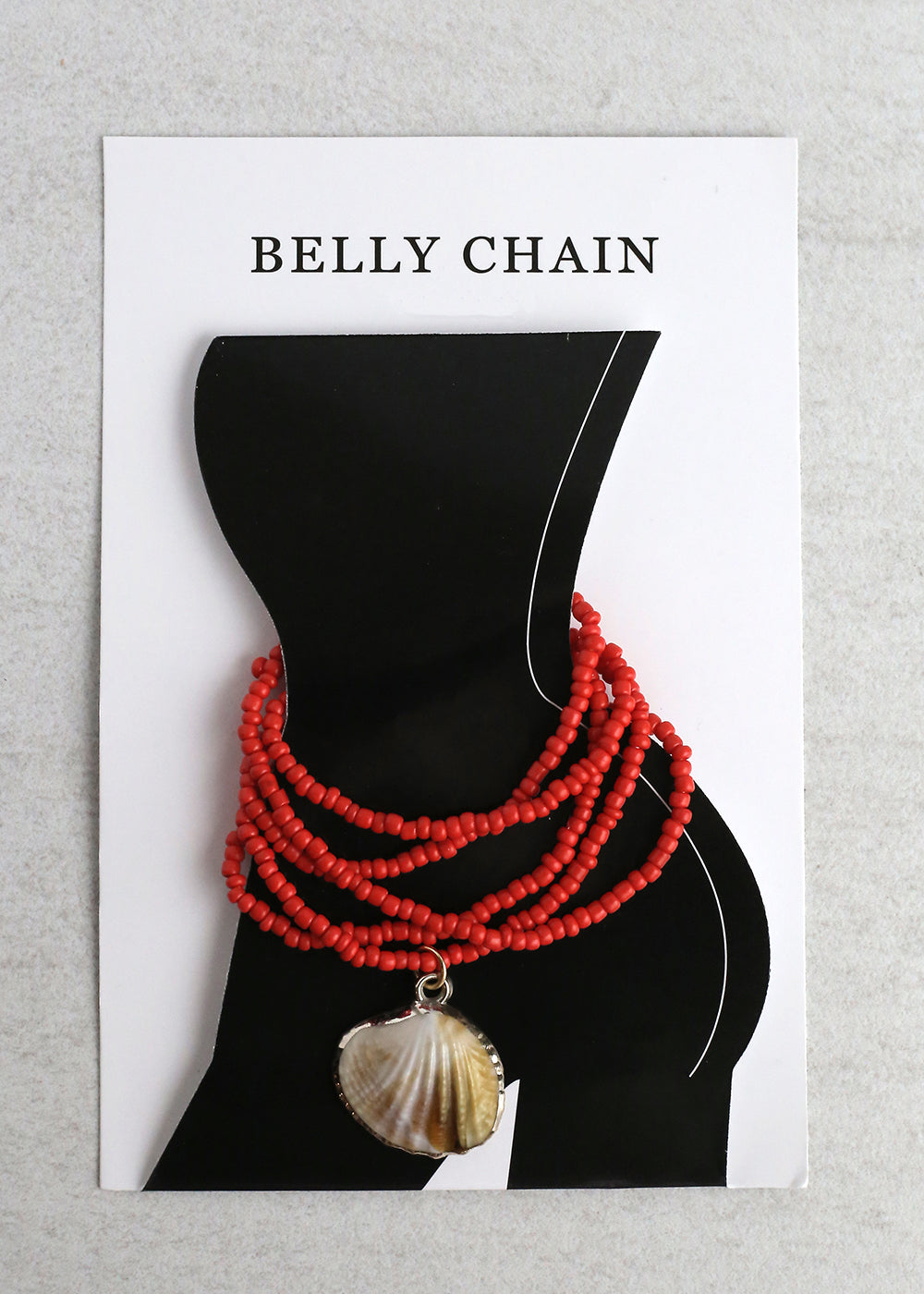 Seashell Charm Beaded Waist Chain