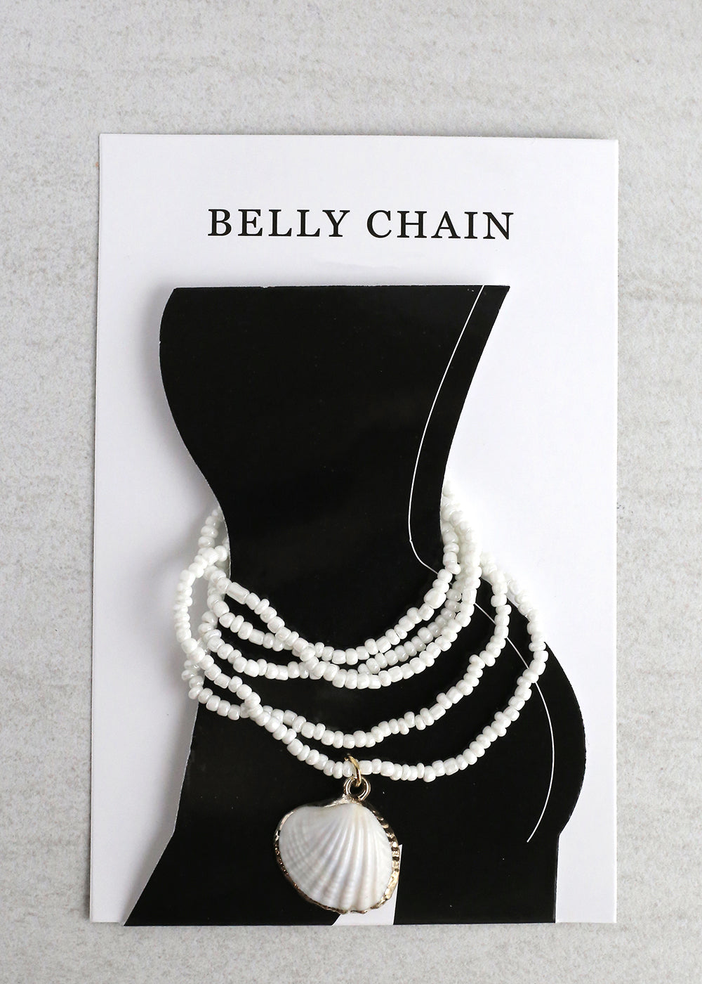 Seashell Charm Beaded Waist Chain