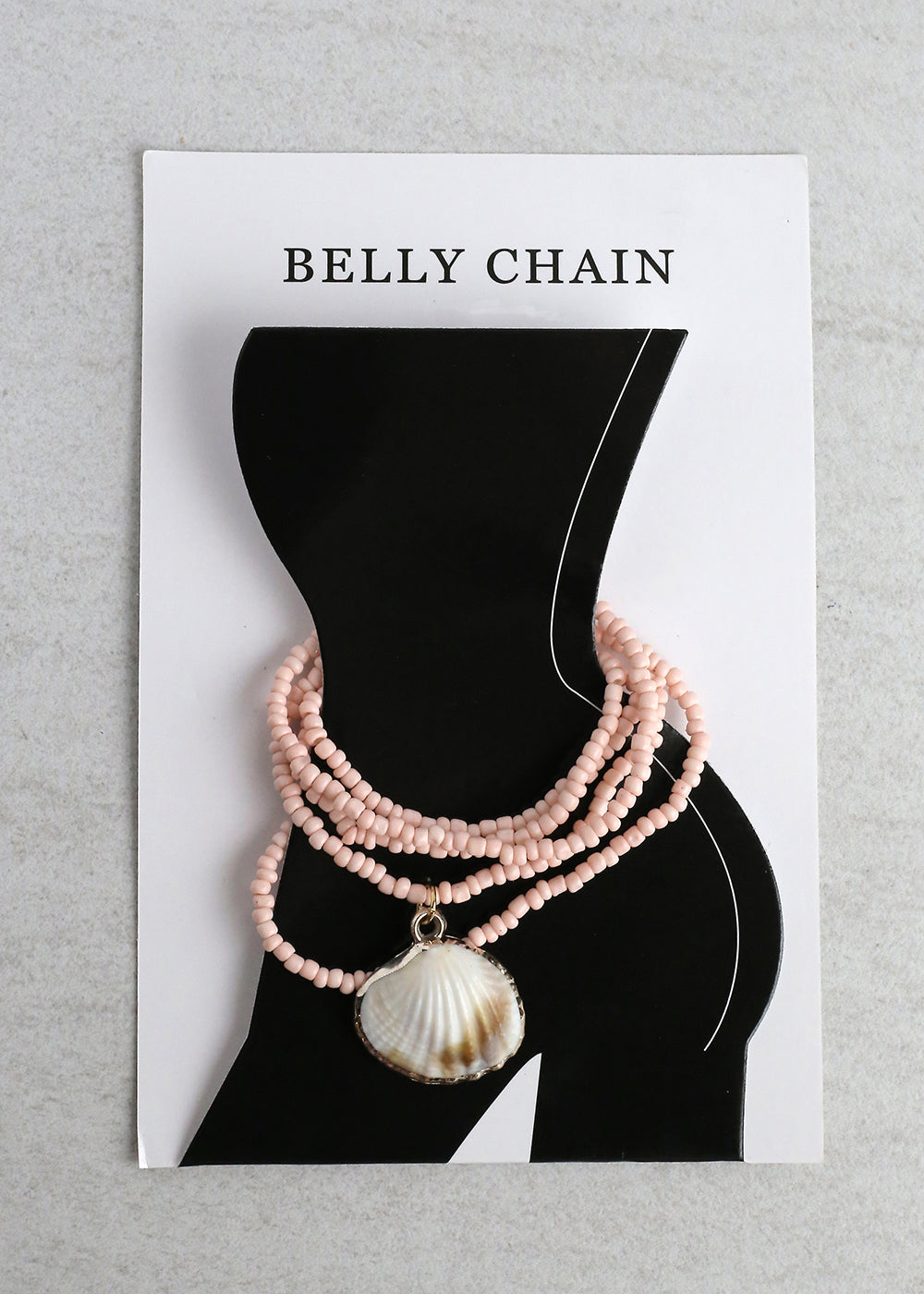 Seashell Charm Beaded Waist Chain