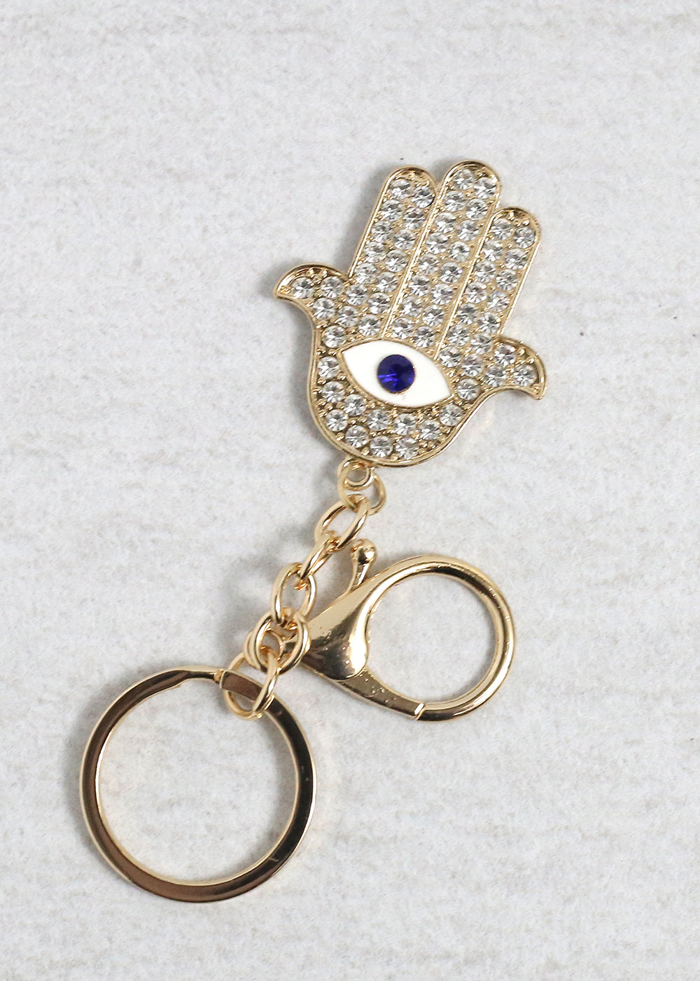 Hamsa Hand & Evil Eye Keychain
