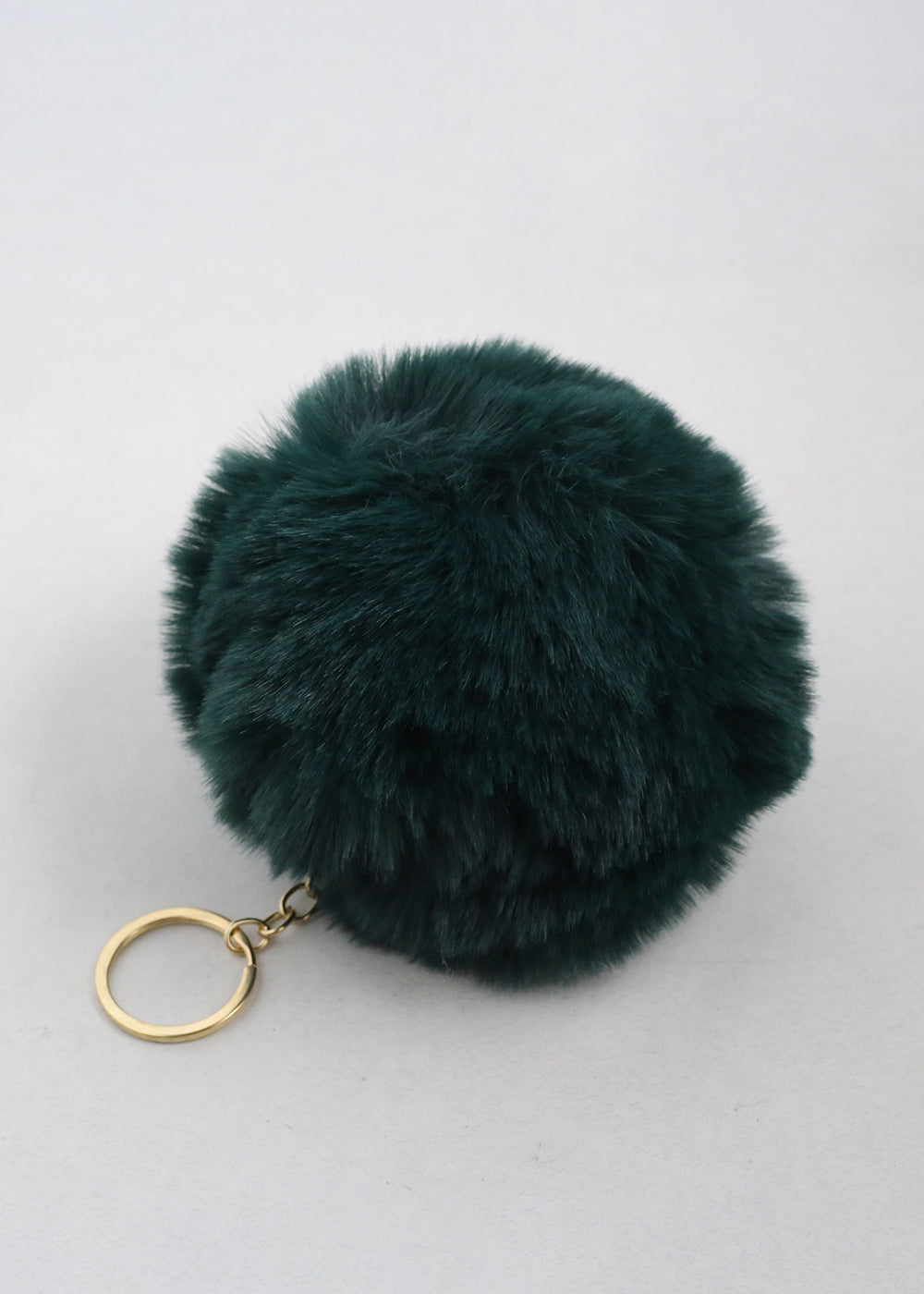 Fuzzy Pom Pom Keychain