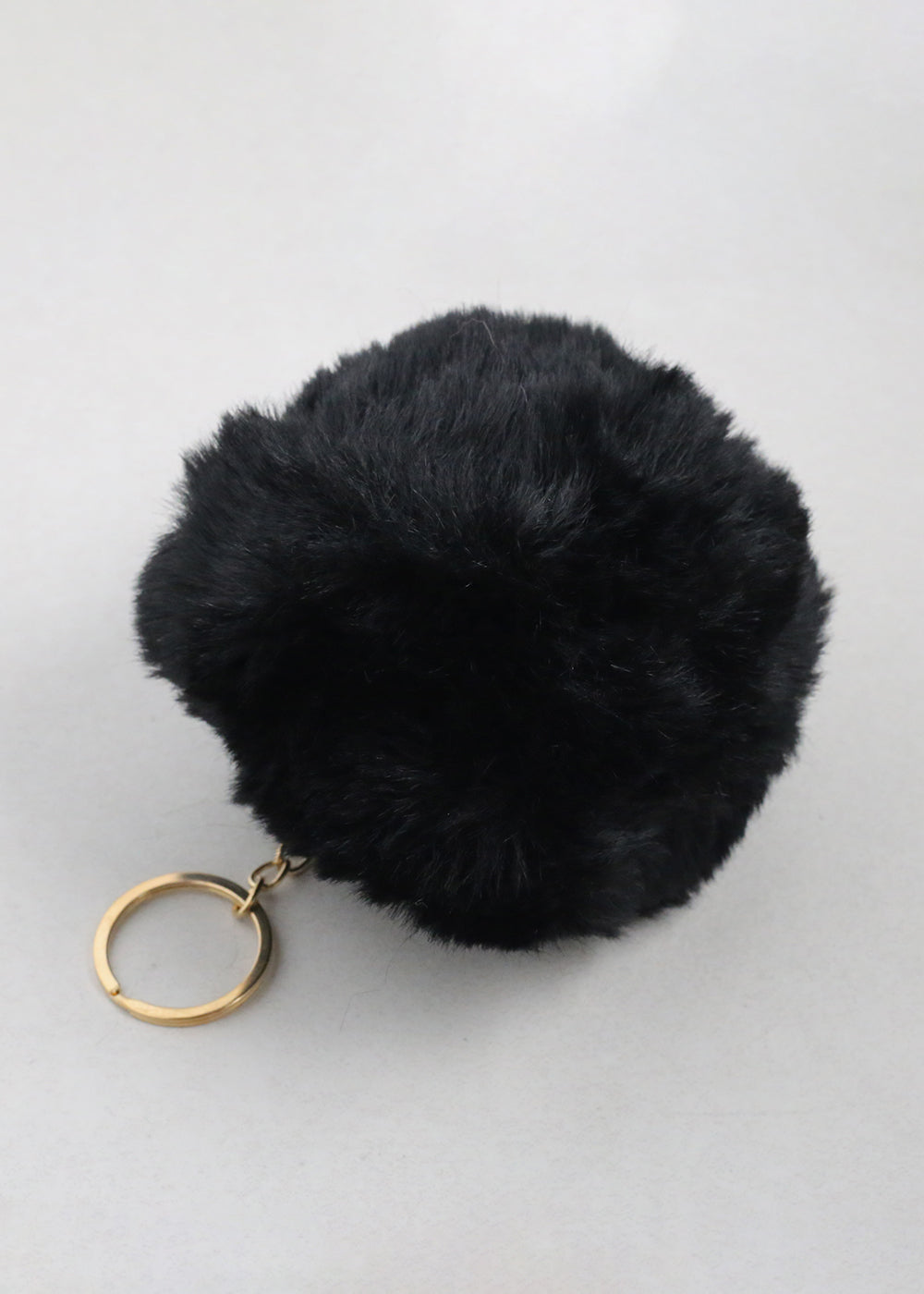 Fuzzy Pom Pom Keychain