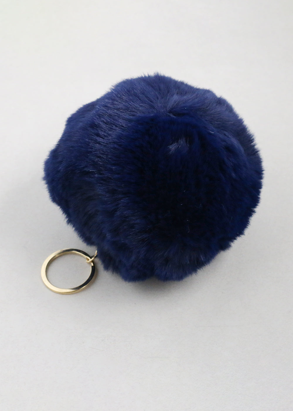 Fuzzy Pom Pom Keychain