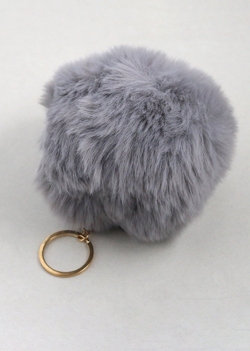 Fuzzy Pom Pom Keychain