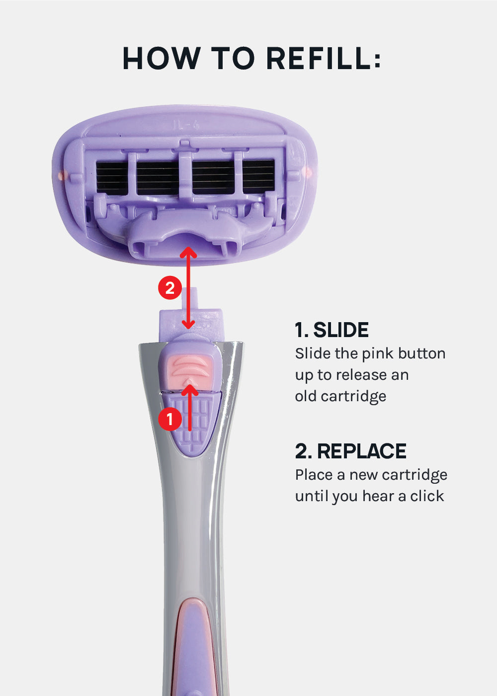 AOA Women's 5-Blade Refills