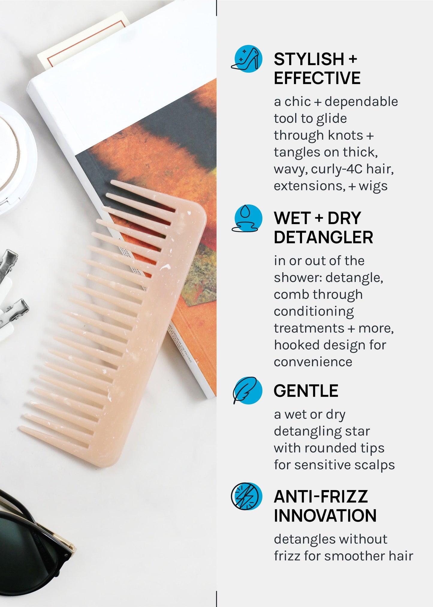 a2o Lab Wide Tooth Comb