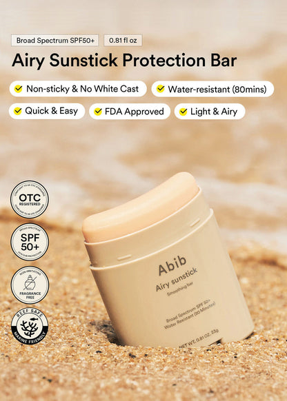 Abib Airy Sunstick Smoothing Bar 23g