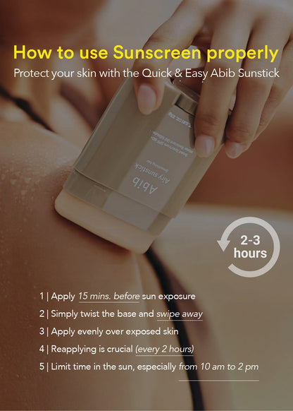 Abib Airy Sunstick Smoothing Bar 23g