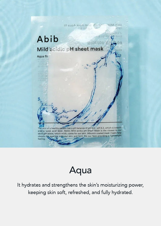 Abib Mild Acidic pH Sheet Mask Aqua Fit