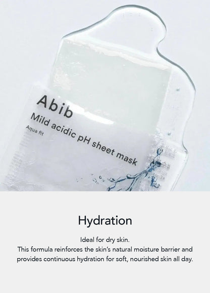 Abib Mild Acidic pH Sheet Mask Aqua Fit