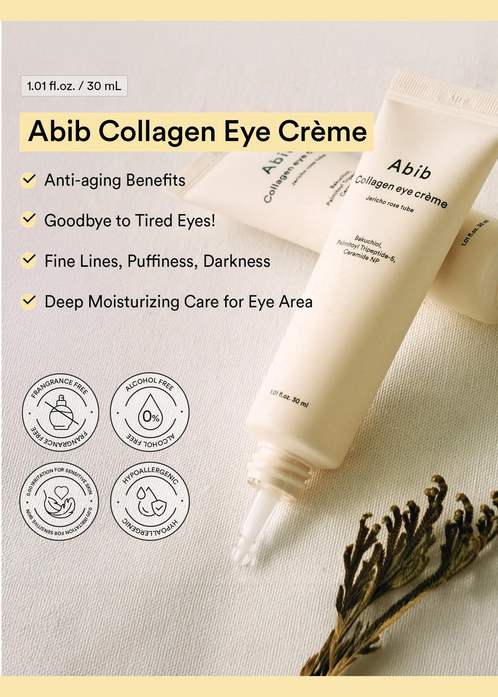 Abib Collagen Eye Creme Jericho Rose 30ml
