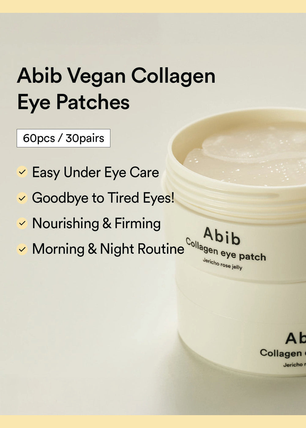 Abib Collagen Eye Patch Jericho Rose (60 Patches)