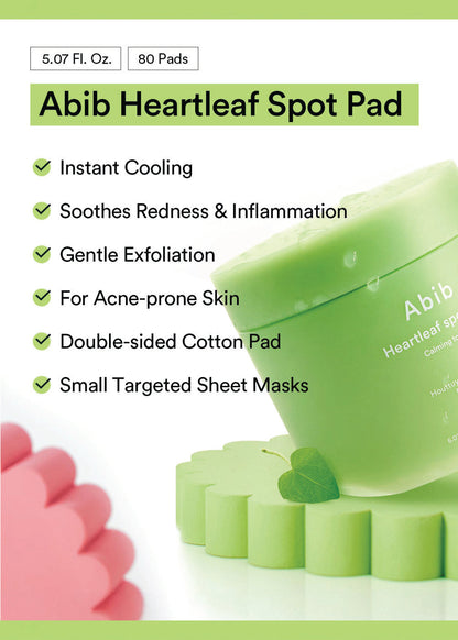 Abib Heartleaf Spot Pad Calming Touch (80 Pads)