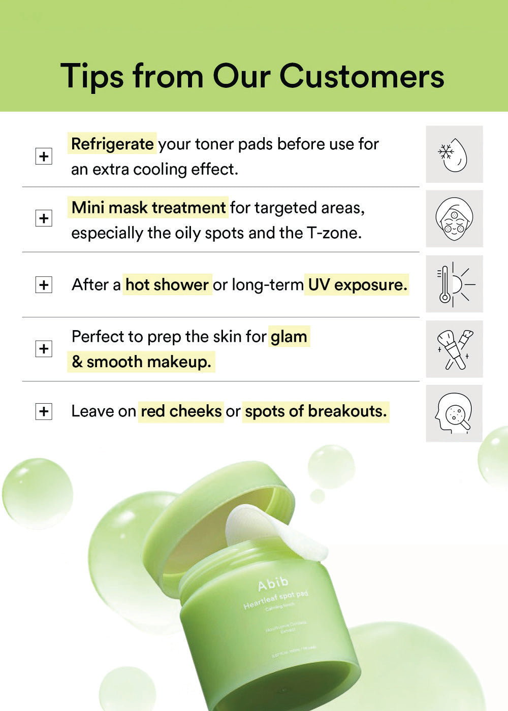 Abib Heartleaf Spot Pad Calming Touch (80 Pads)