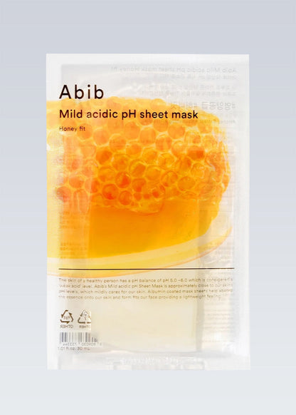 Abib Mild Acidic pH Sheet Mask Honey Fit