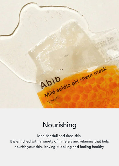 Abib Mild Acidic pH Sheet Mask Honey Fit