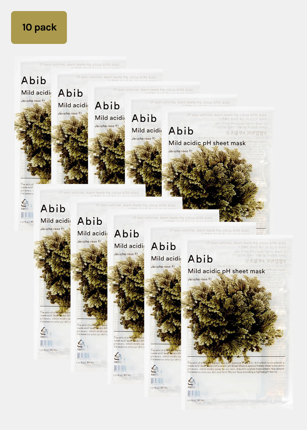Abib Mild Acidic pH Sheet Mask Jericho Rose Fit