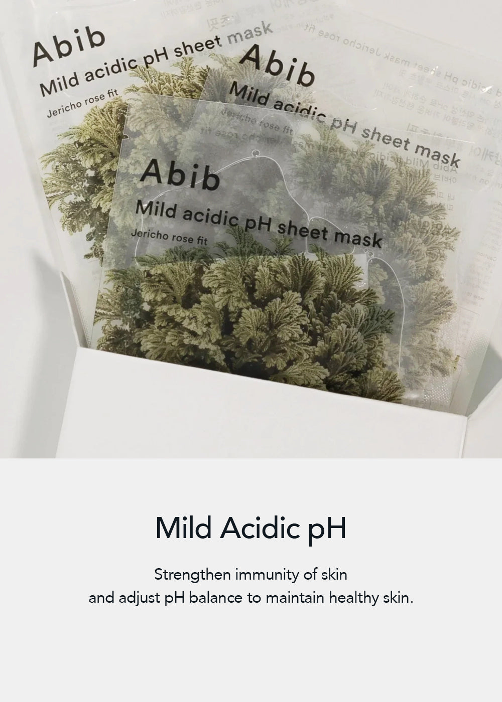 Abib Mild Acidic pH Sheet Mask Jericho Rose Fit