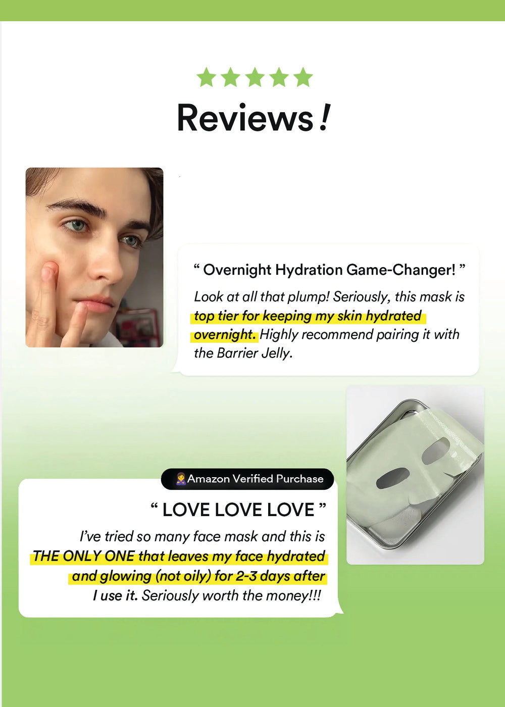 Abib Collagen Gel Mask Heartleaf Jelly