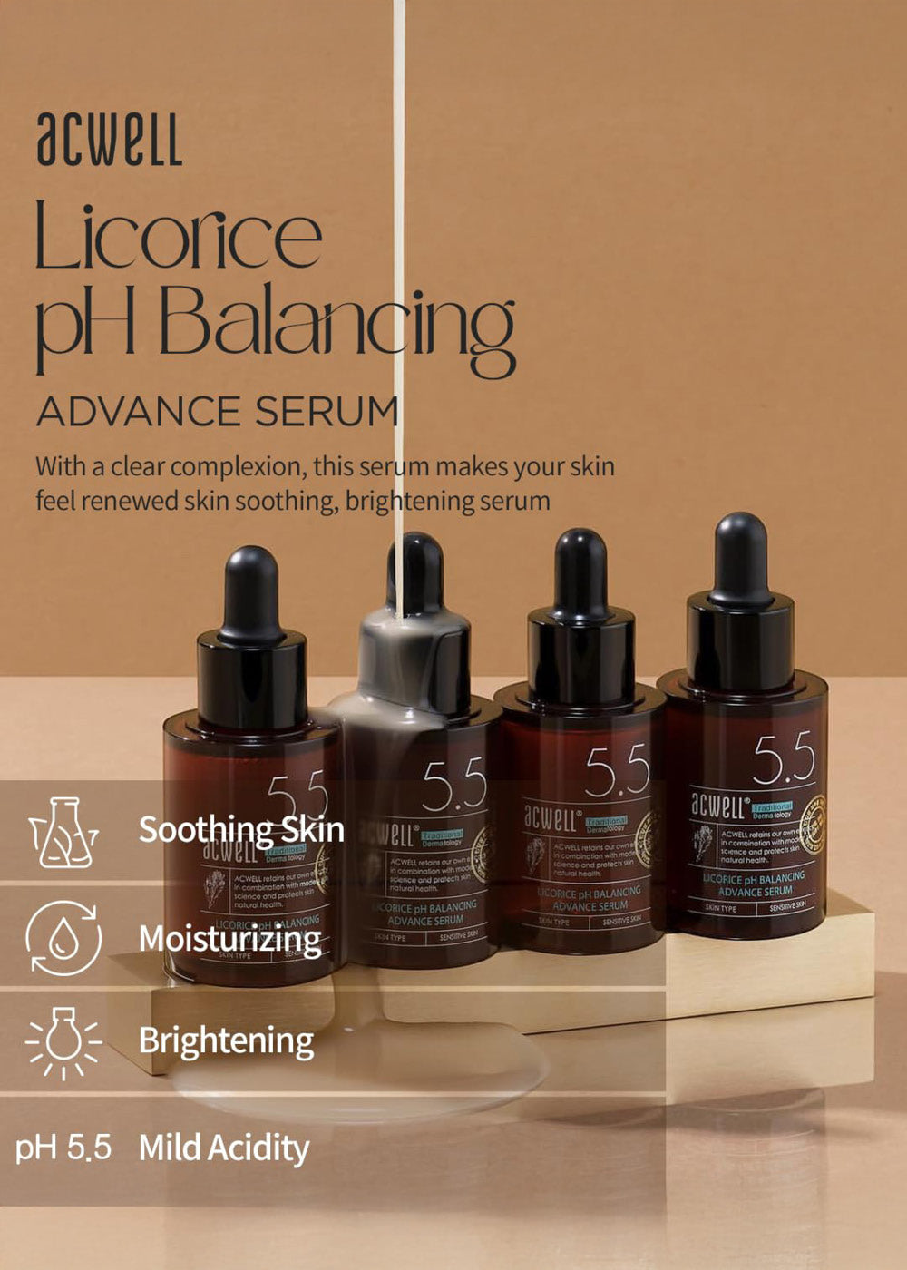 Acwell Licorice pH Balancing Advance Serum 30ml