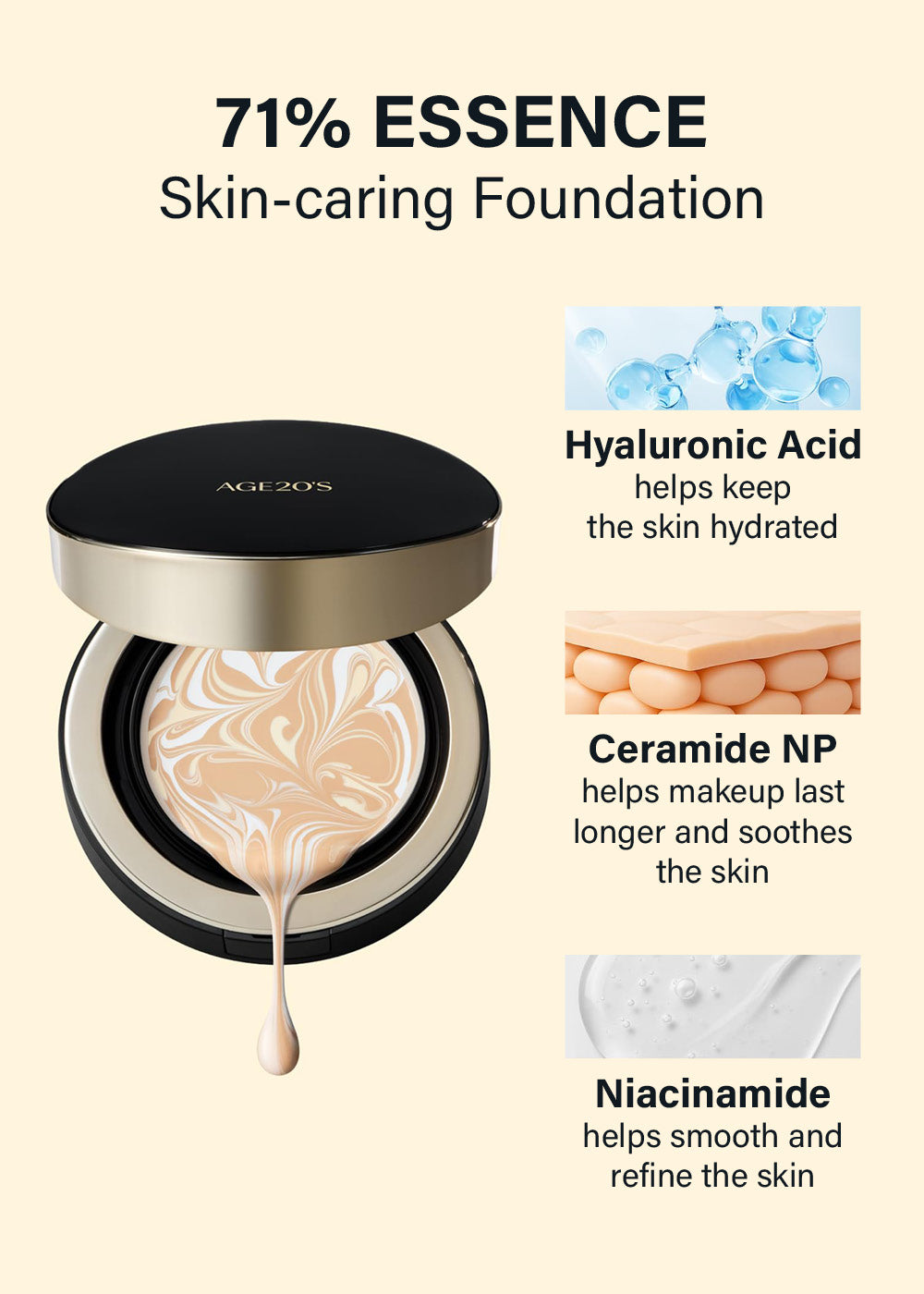 AGE20’S Signature Essence Cover Pact Intense Cover SPF50+