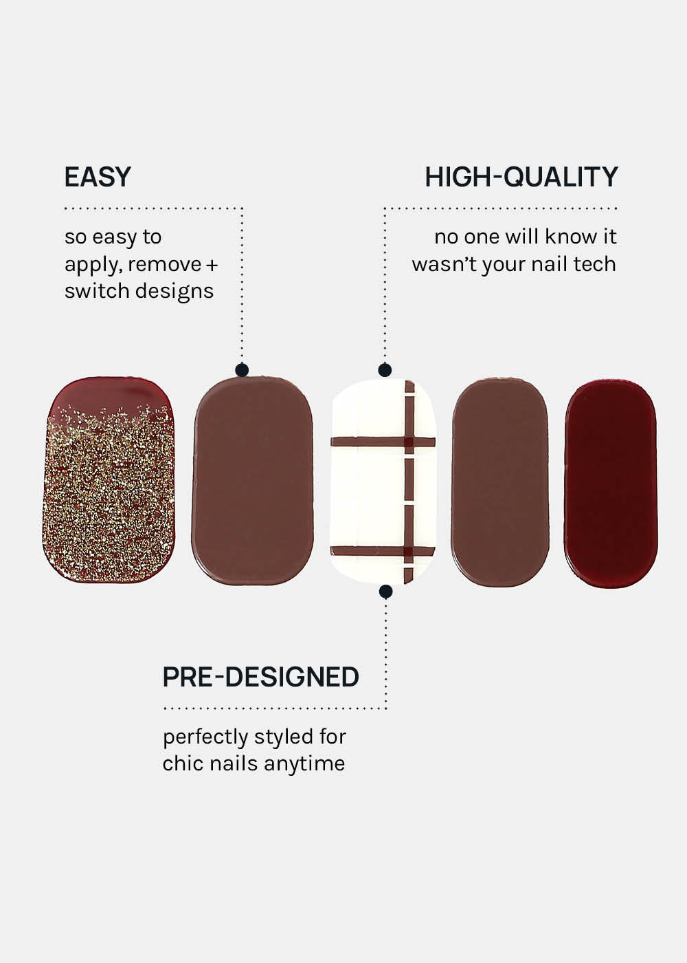 AOA Nail Polish Strips: Pembrook