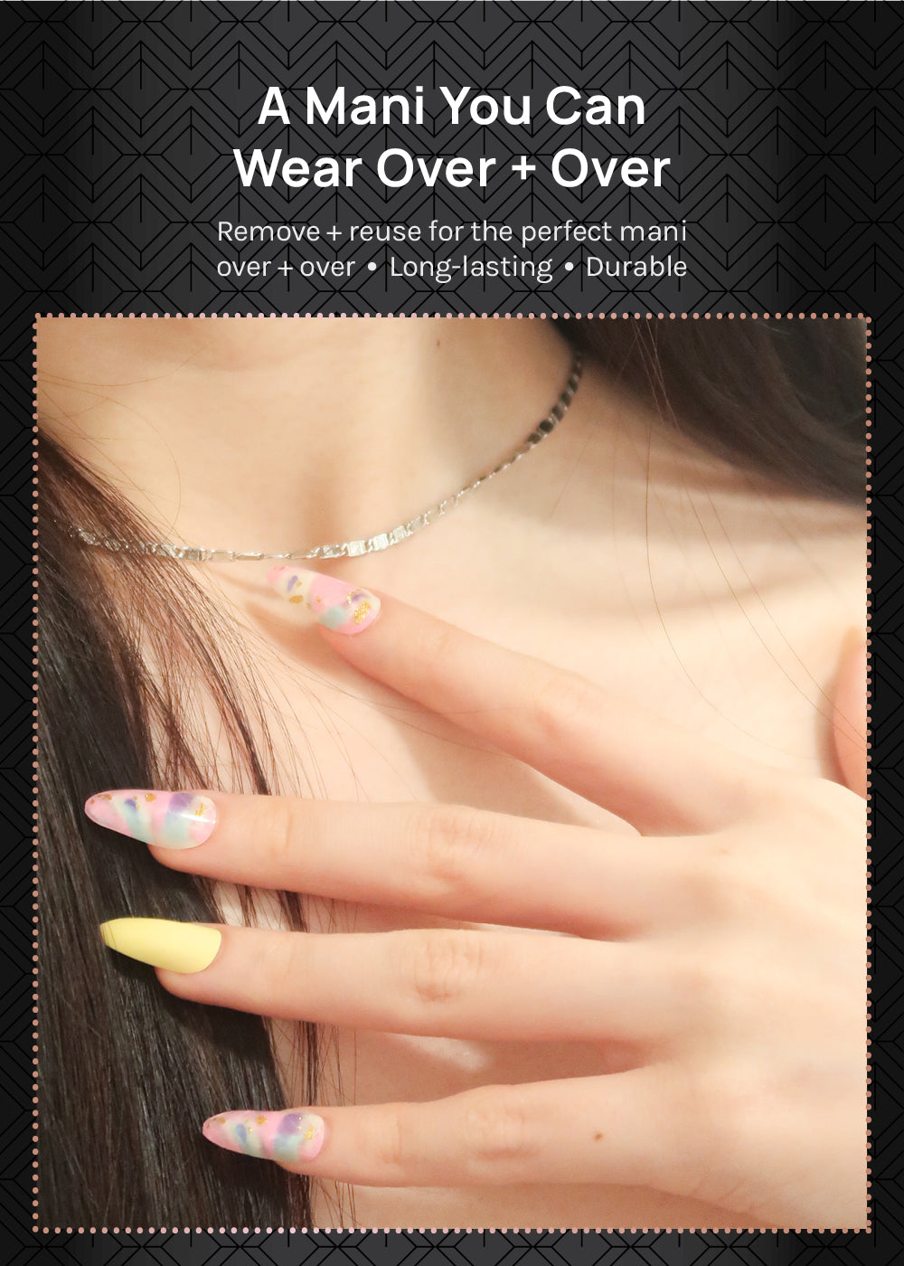 AOA Pro Press-On Nails: 10 Abstract