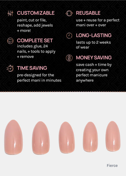 AOA Pro Press-On Nails: Fierce