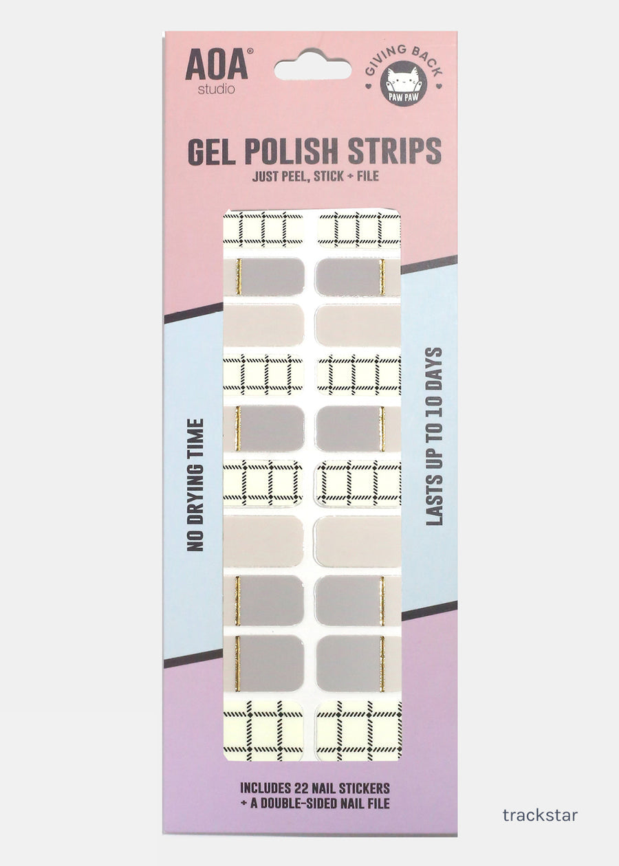 AOA Paw Paw Gel Polish Strips: Trackstar