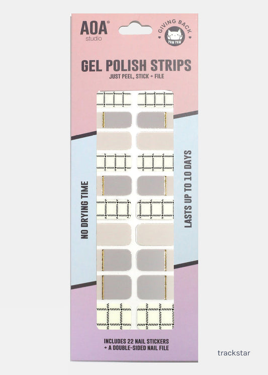 AOA Paw Paw Gel Polish Strips: Trackstar