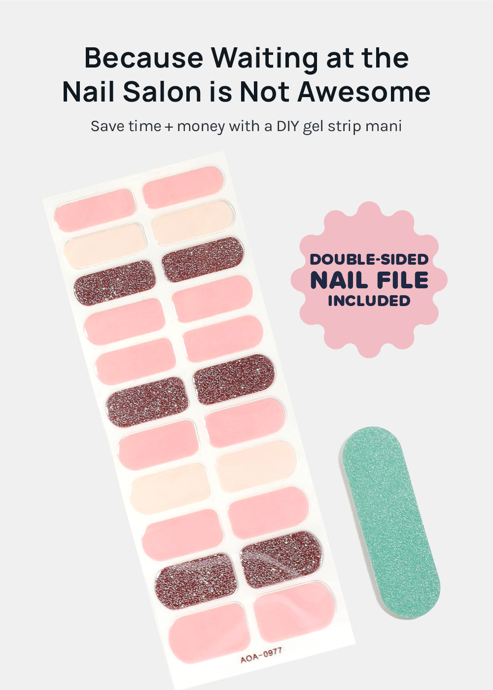 AOA Paw Paw Gel Polish Strips: Sweet Talker