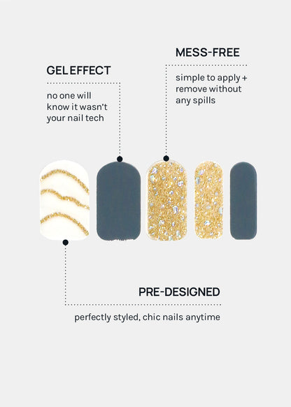 AOA Paw Paw Gel Polish Strips: Blizzard
