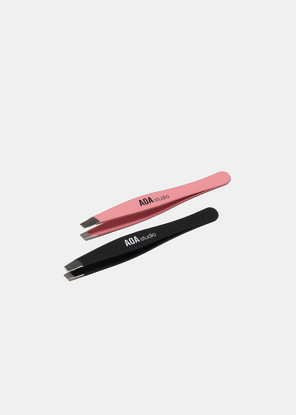 AOA Precision Slant Tweezer - Black