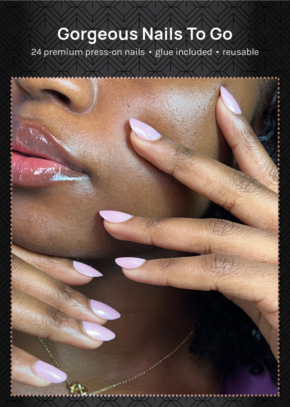 AOA Pro Press-On Nails: Bubble Gum