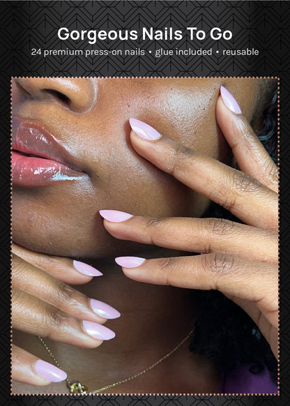AOA Pro Press-On Nails: Bubble Gum