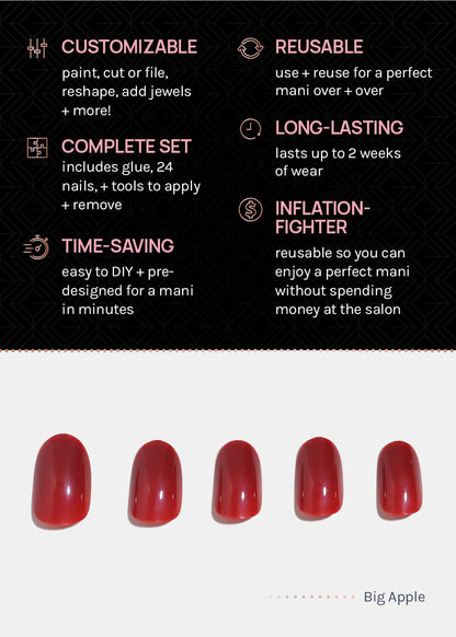 AOA Pro Press-On Nails: Big Apple