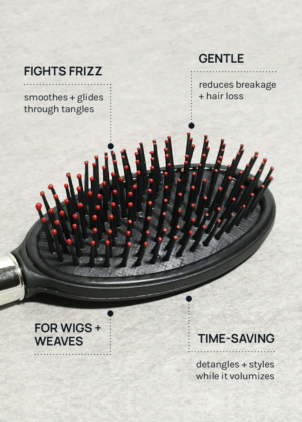 AOA Oval Cushion Hair Brush