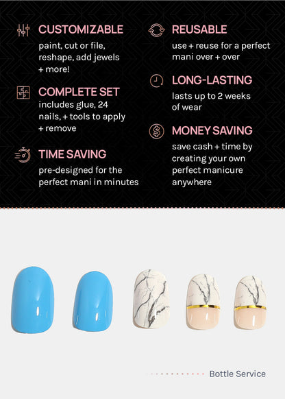 AOA Pro Press-On Nails: Bottle Service