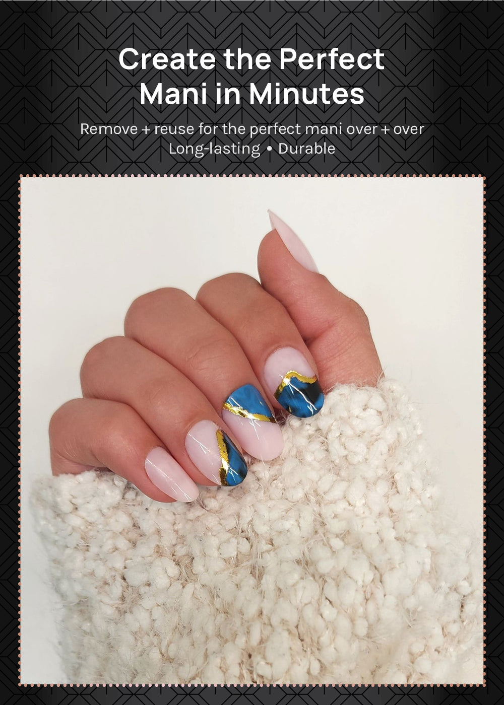 AOA Pro Press-On Nails: Dripped