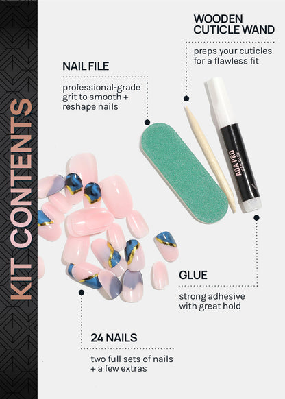 AOA Pro Press-On Nails: Dripped