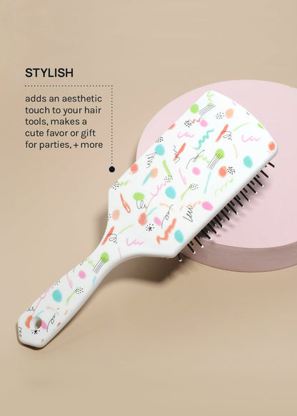 AOA Detangling Paddle Brush - White