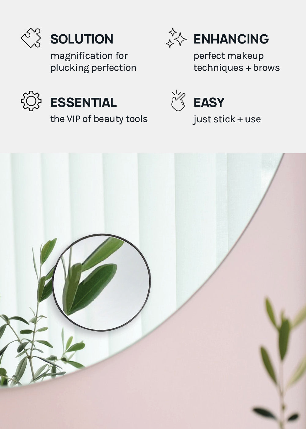 A+ 8X Magnifying Beauty Mirror