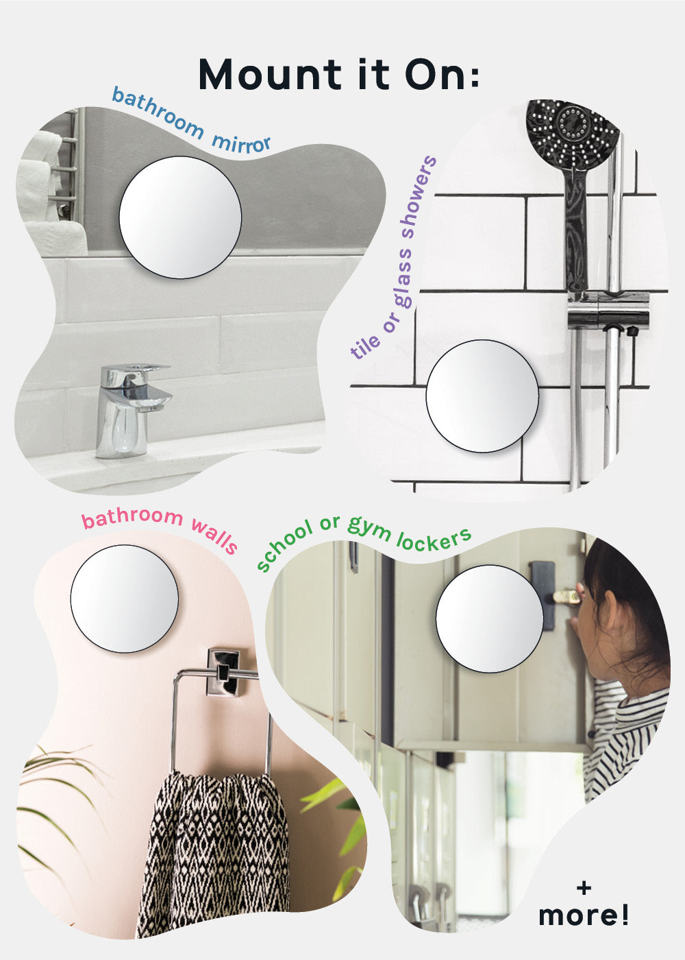 A+ 8X Magnifying Beauty Mirror