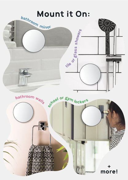 A+ 8X Magnifying Beauty Mirror