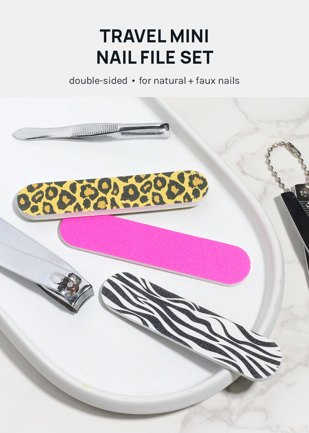 AOA Double-Sided Mini Nail Files