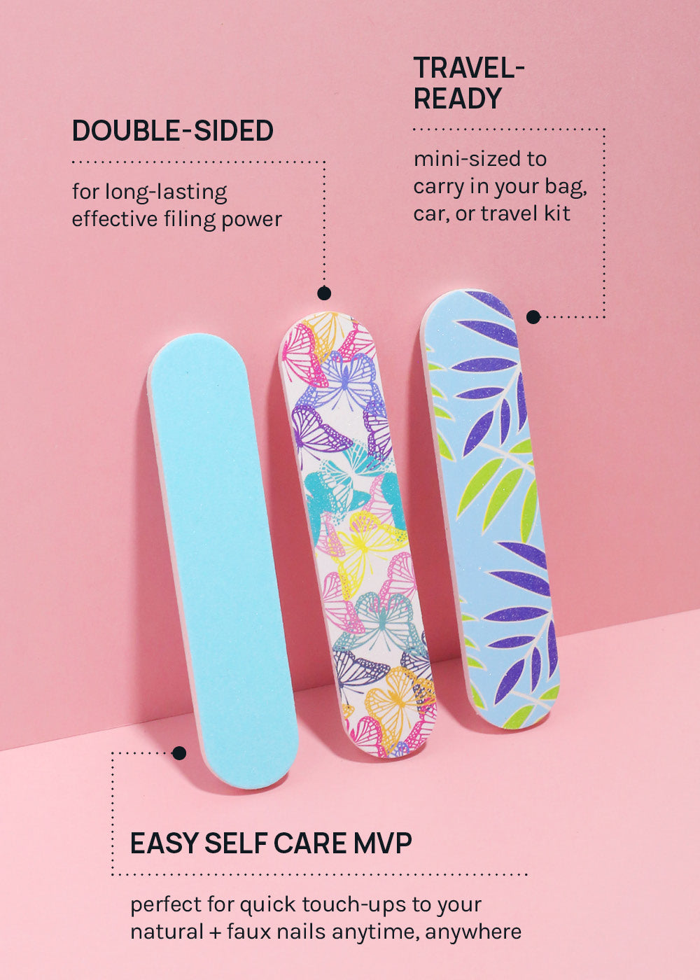 AOA Double-Sided Mini Nail Files