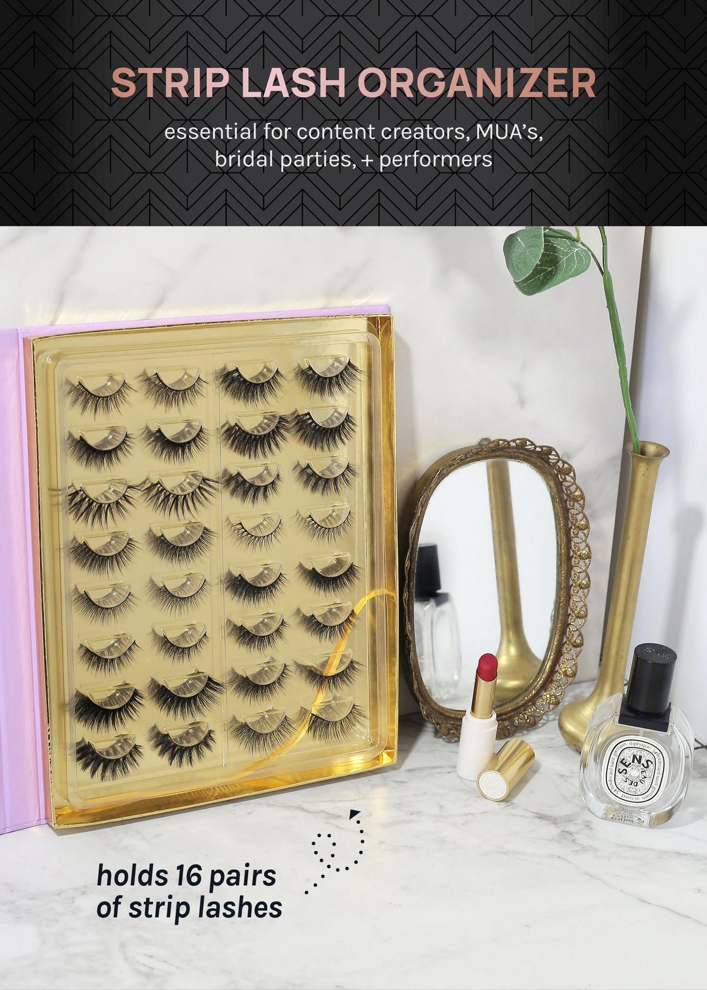 AOA Pro Eyelash Book - Purple