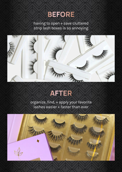 AOA Pro Eyelash Book - Purple