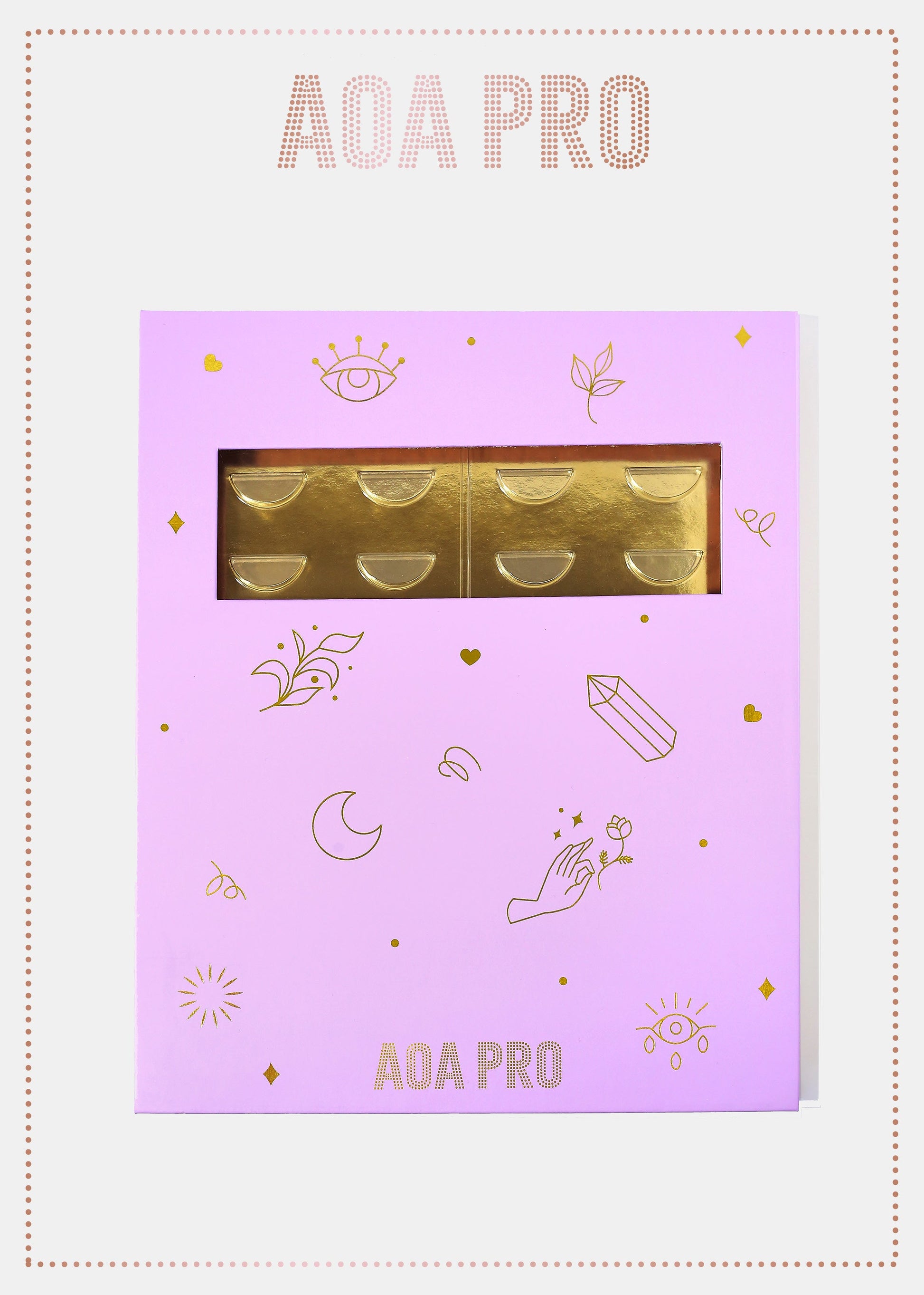 AOA Pro Eyelash Book - Purple
