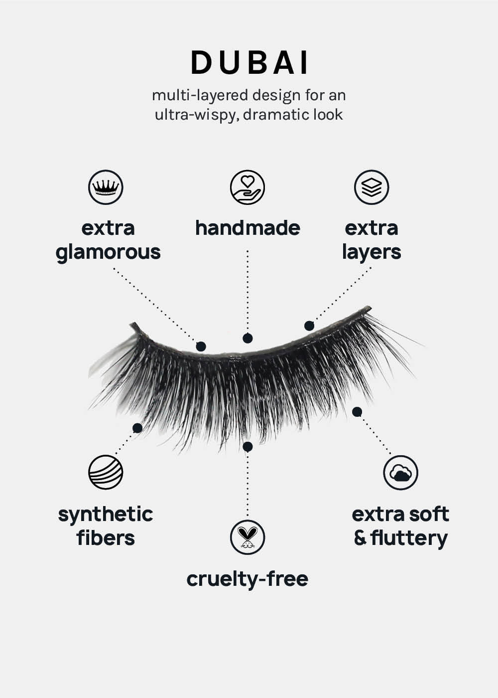 A+ Glam 3D Faux Mink Lashes - Dubai